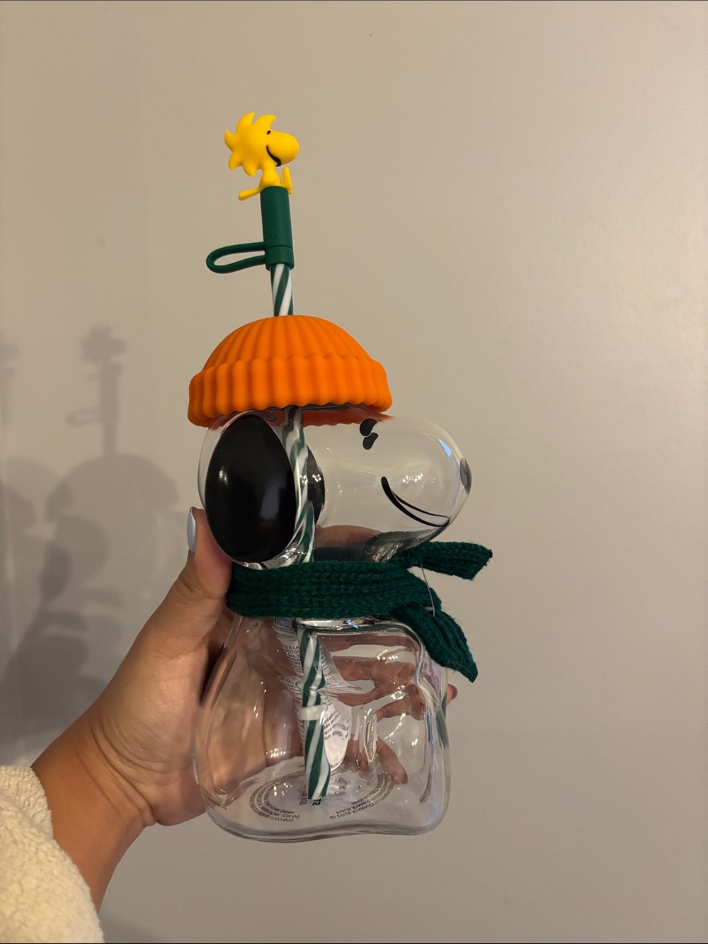 Snoopy Peanuts x Starbucks Glass Tumbler